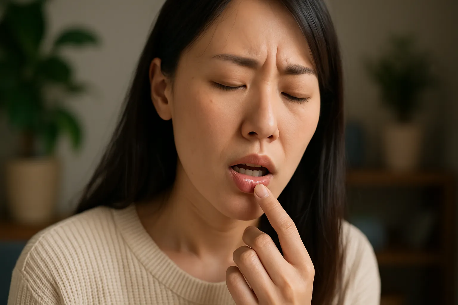 口内炎を通じて気づく恋愛の内面変化と魂の調整